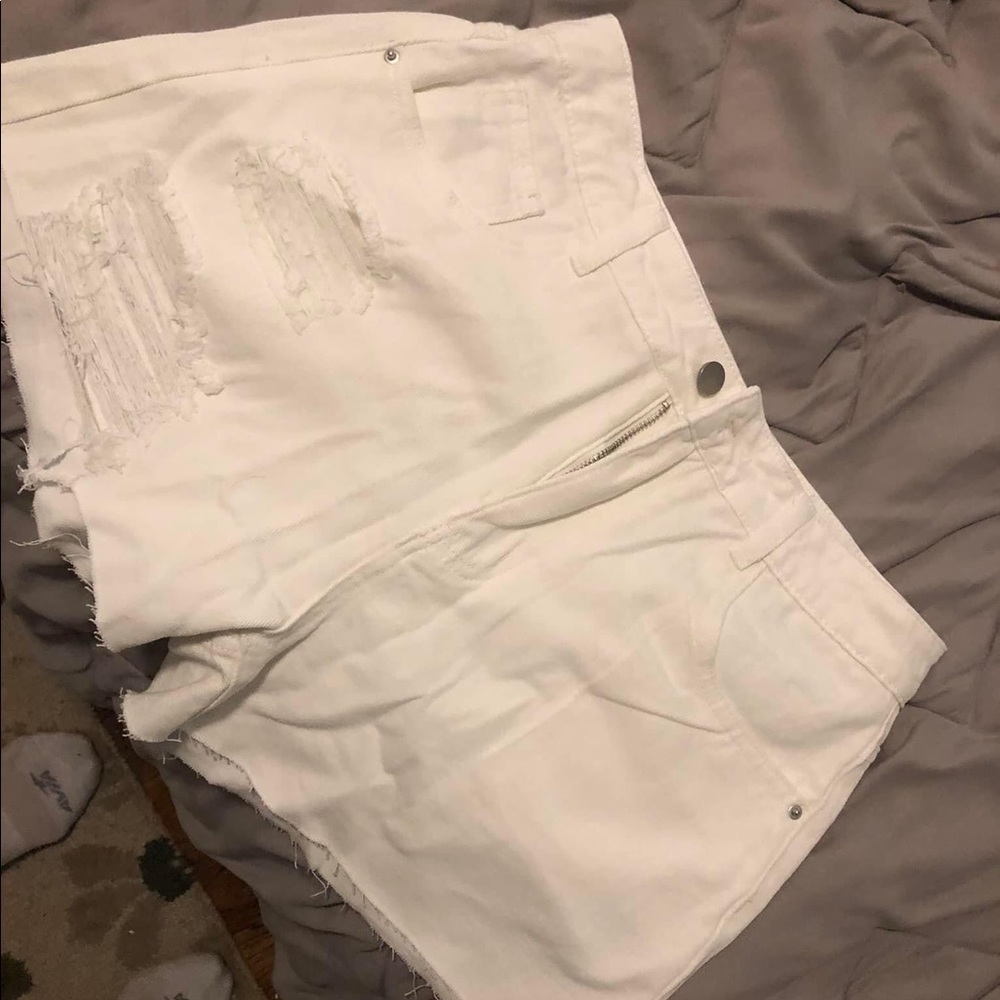 White shorts